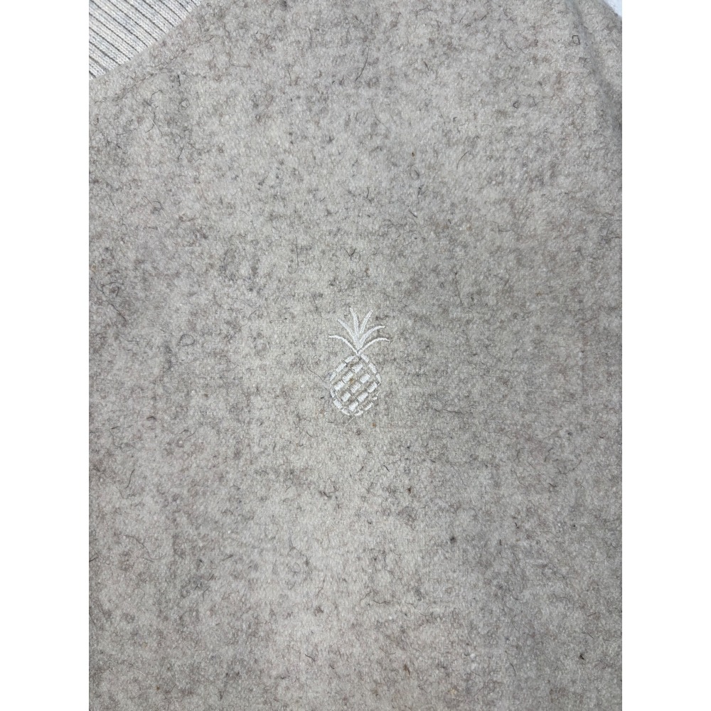 Qilo Wool Bomber Jacket Large Cream MultiCam Camo Tactical Quilted Lining NEW - Picture 8 of 12